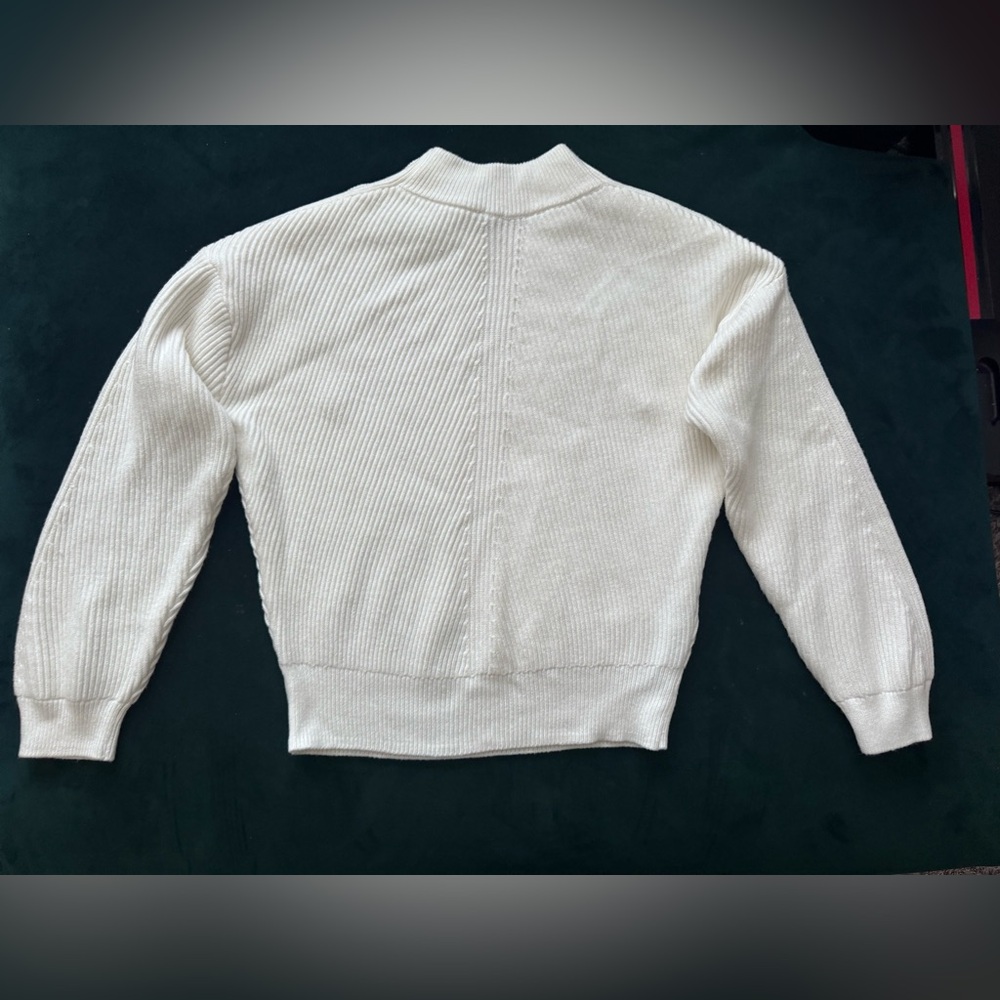 Women’s Mango Embellished Button Sweater Size Medium - Picture 6 of 7